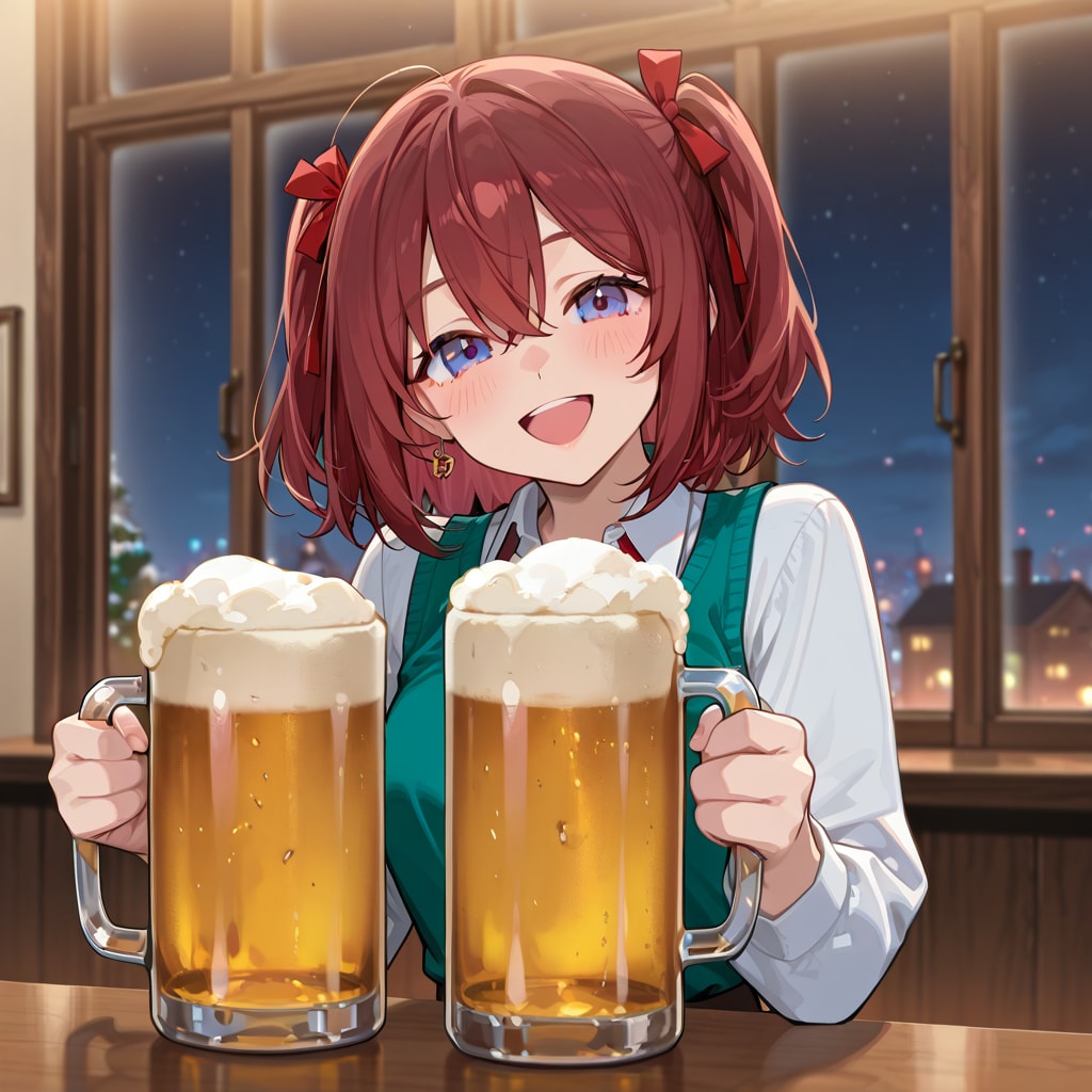 10/9 ちちぷ～い!!de飲みましょう😊 | の人気AIイラスト・グラビア