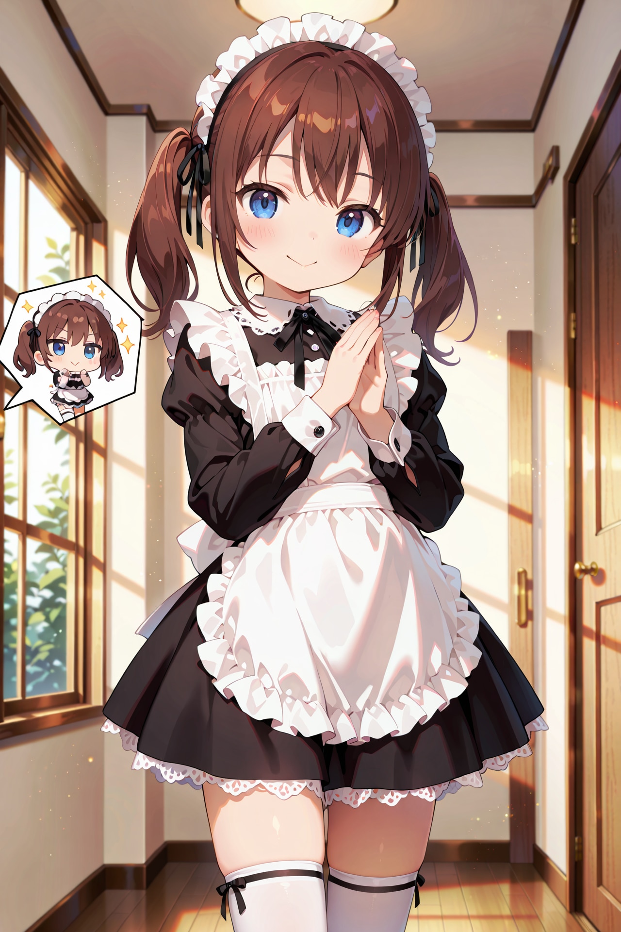 ロリメイドちゃん Z128 | の人気AIイラスト・グラビア