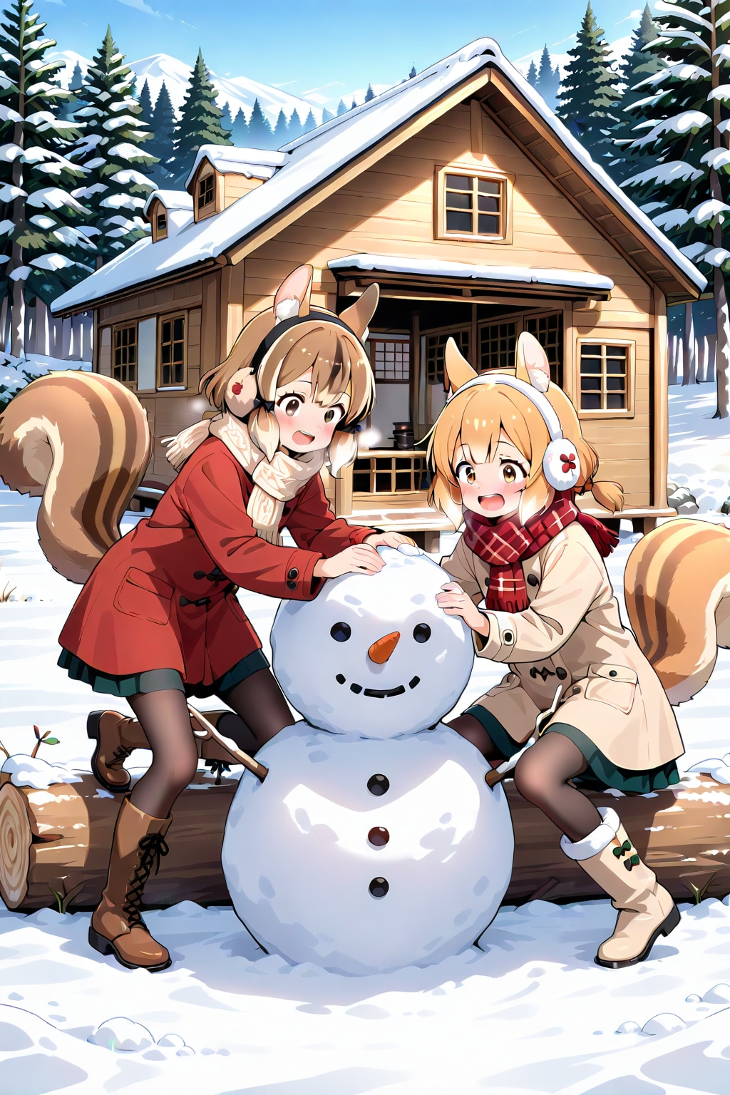 シルちゃんたちの冬遊び《おいでよ どうぶつの人》