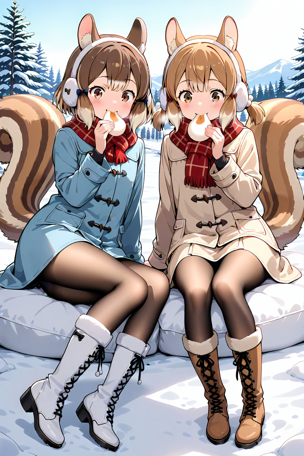 シルちゃんたちの冬遊び《おいでよ どうぶつの人》