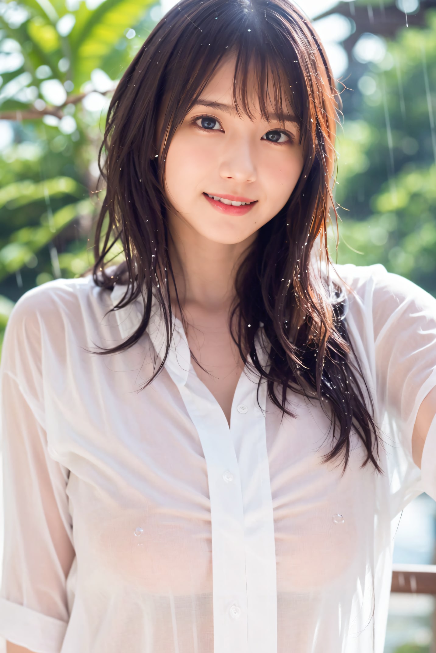 夏の夕立 3