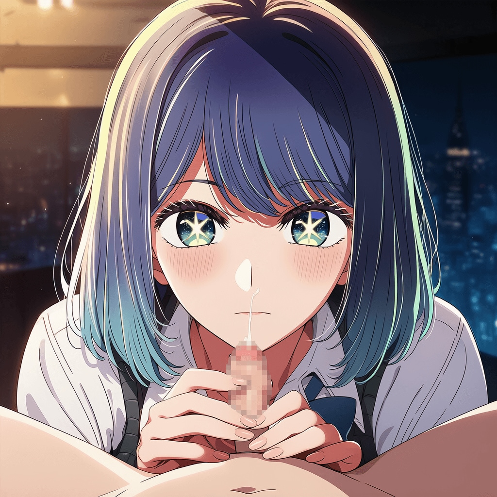 黒川あかね　粗チン手コキ