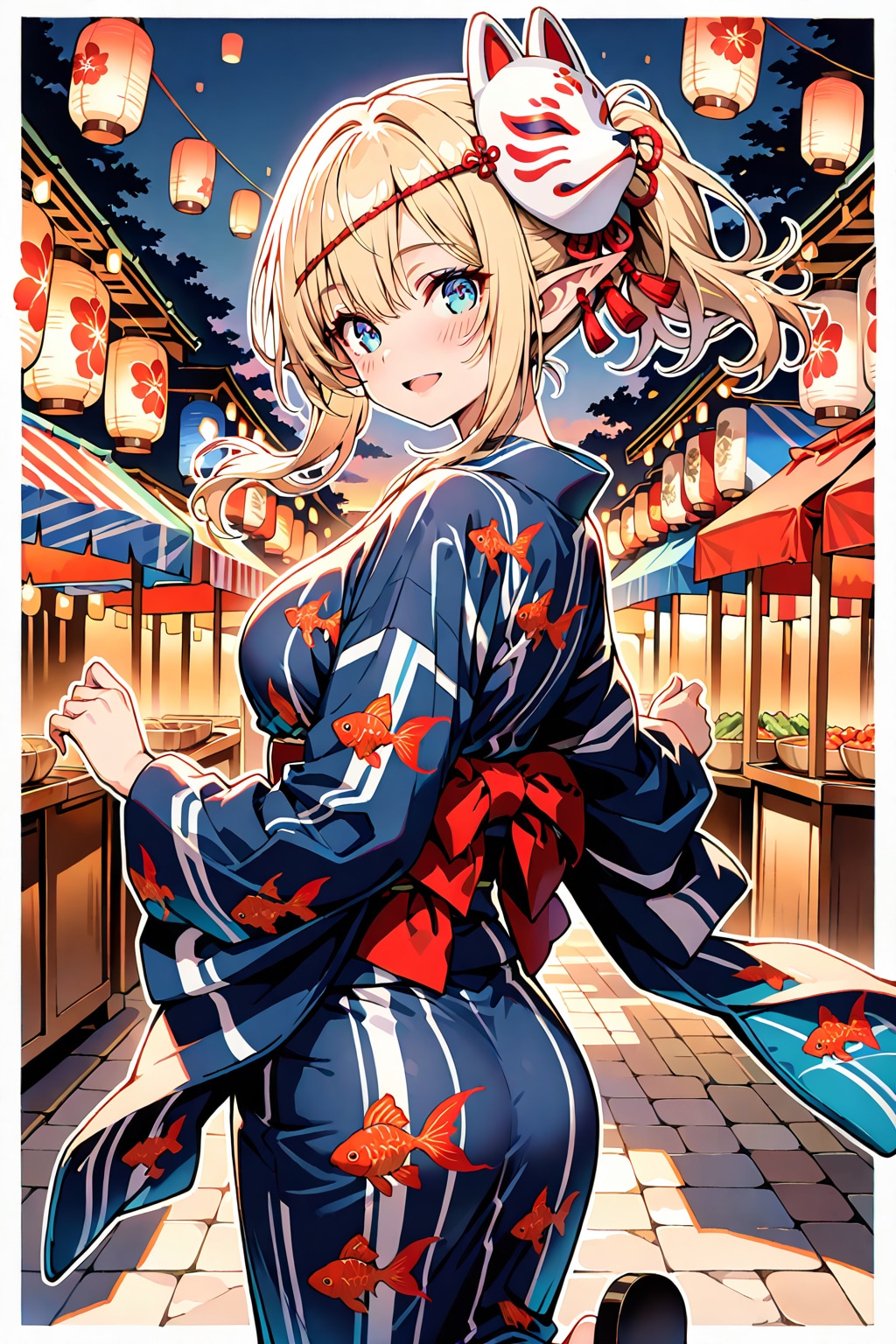 あっ！花火上がってるよ！