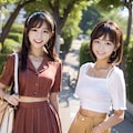 秋コーデの女子さんたち🍂🌷 2枚目