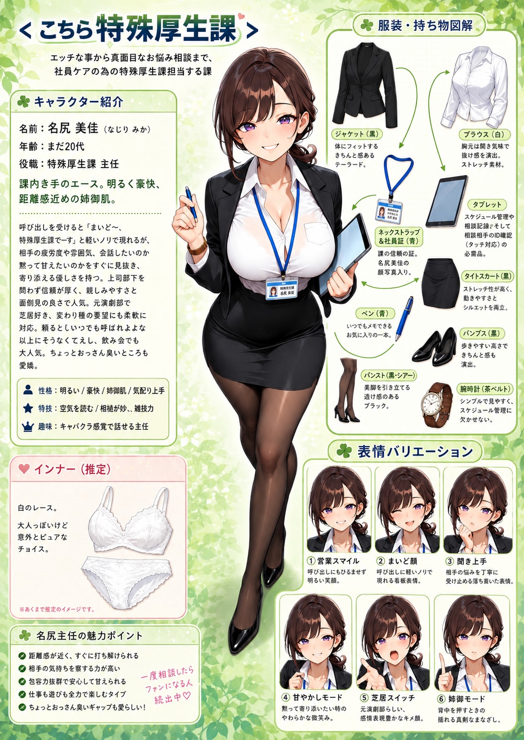 名尻美佳　キャラクターシート