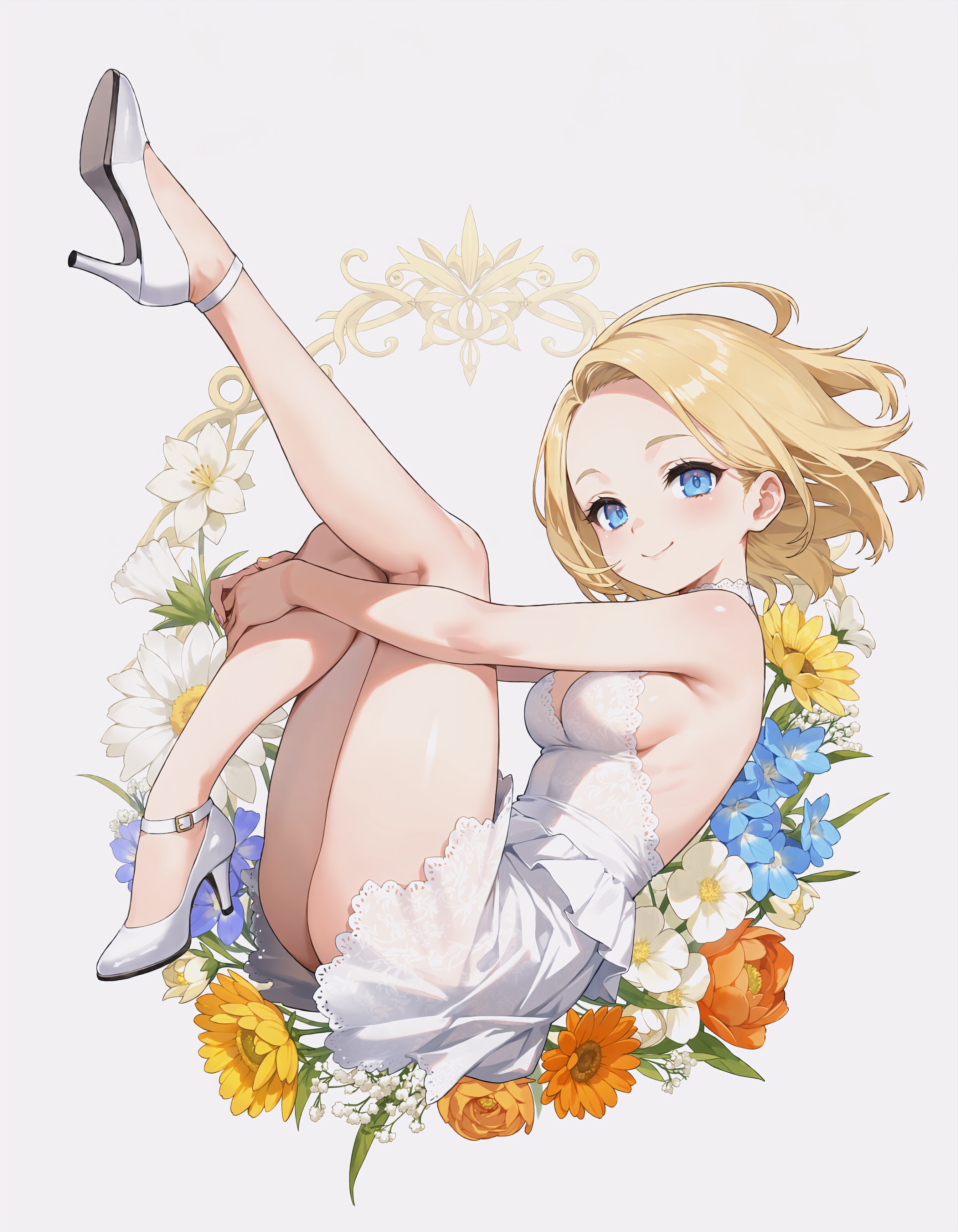 脚線美（ドヤ顔）
