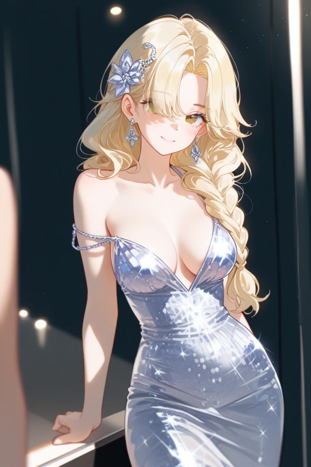 スパンコールドレス