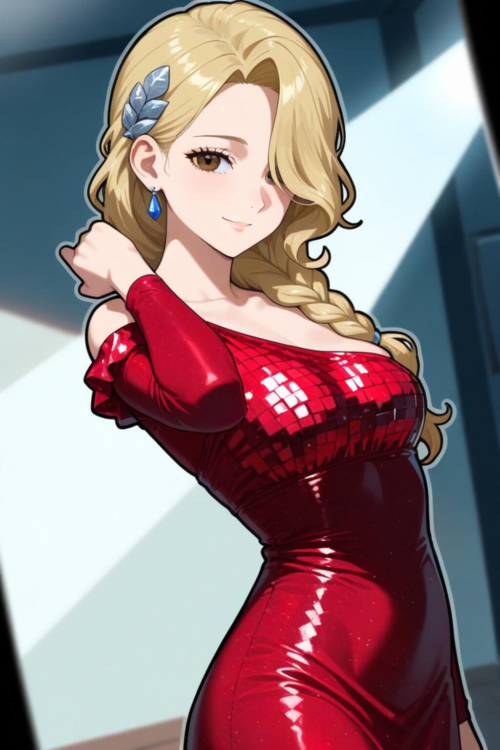 スパンコールドレス