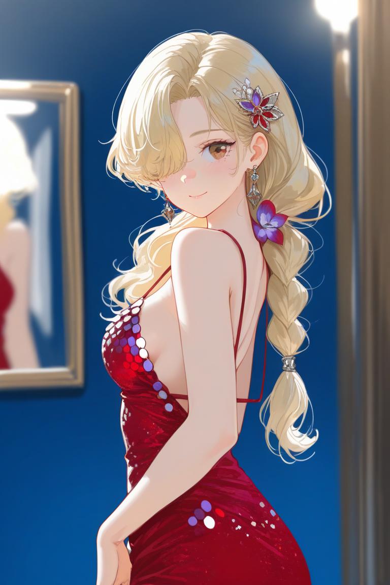 スパンコールドレス | の人気AIイラスト・グラビア