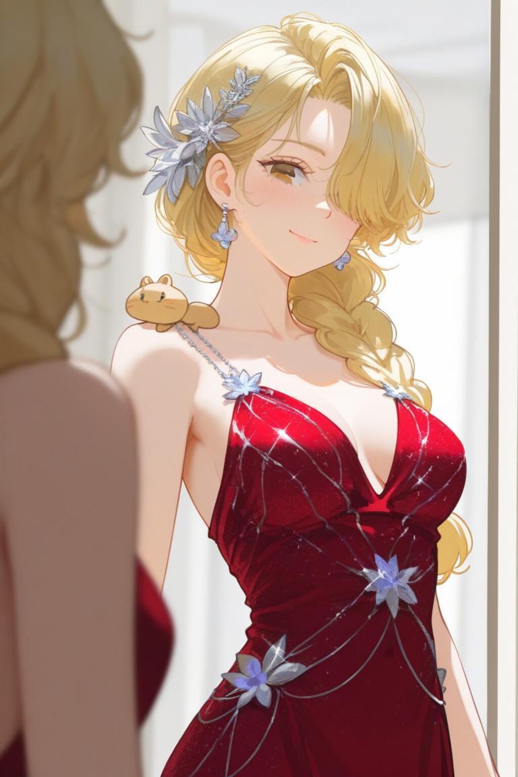 スパンコールドレス