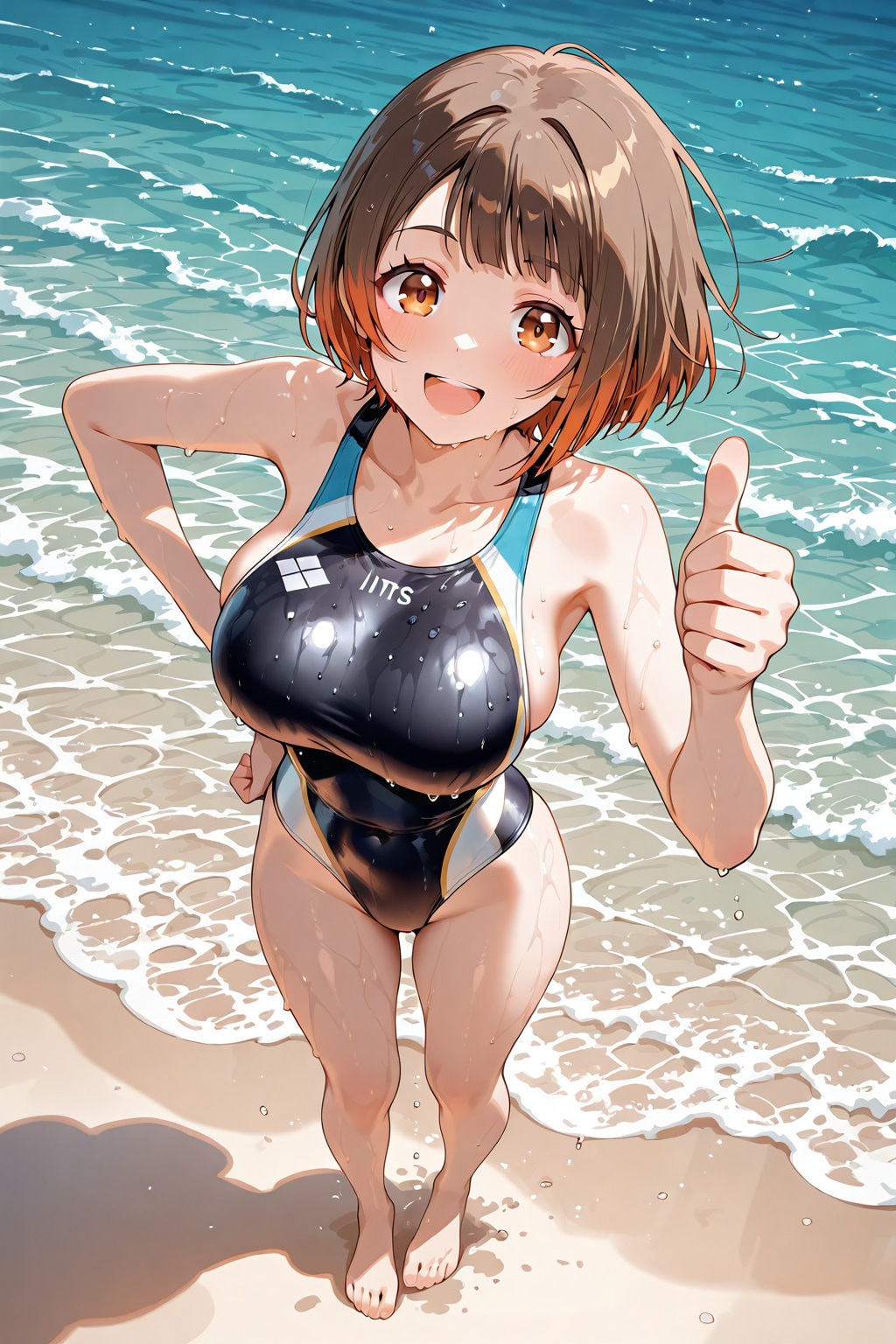 遠泳訓練、泳ぎ切った！
