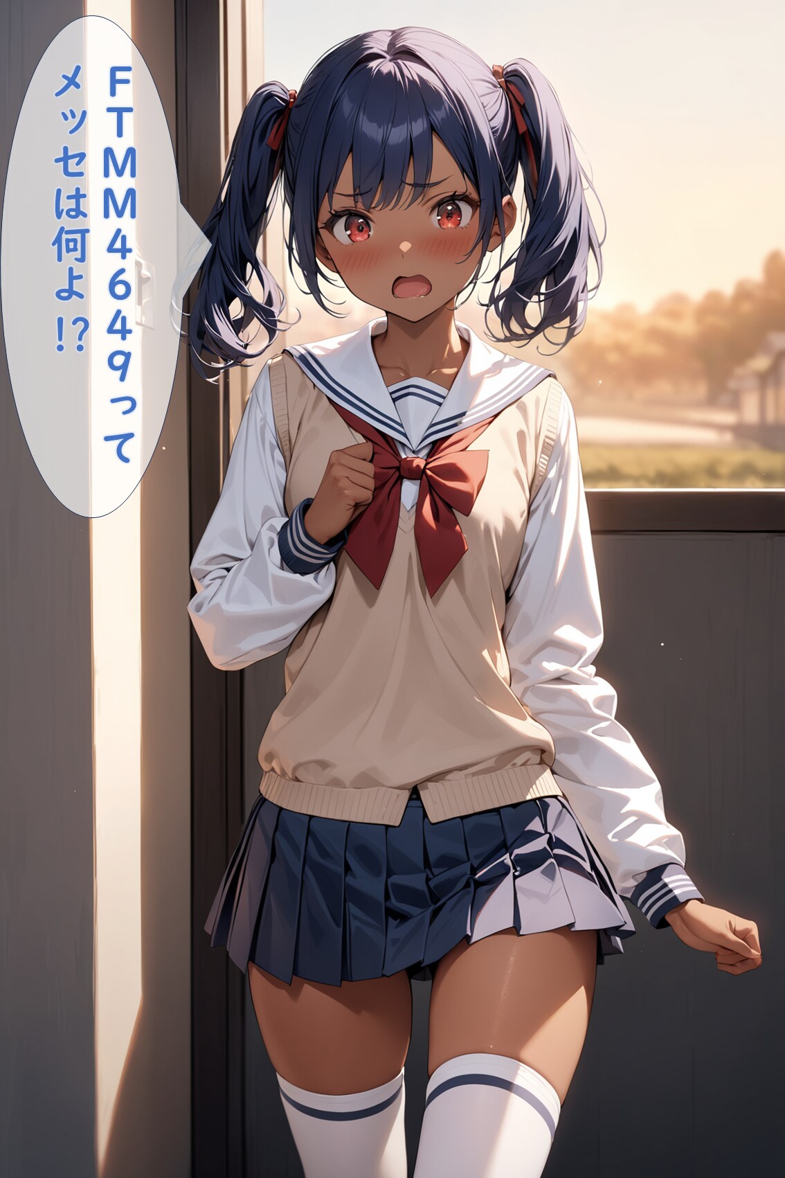 FTMM4649ってメッセを送った女の子の反応 | の人気AIイラスト・グラビア