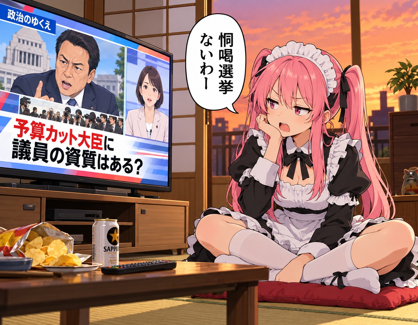 『あぐらをかいてるのはどちらか』 | の人気AIイラスト・グラビア