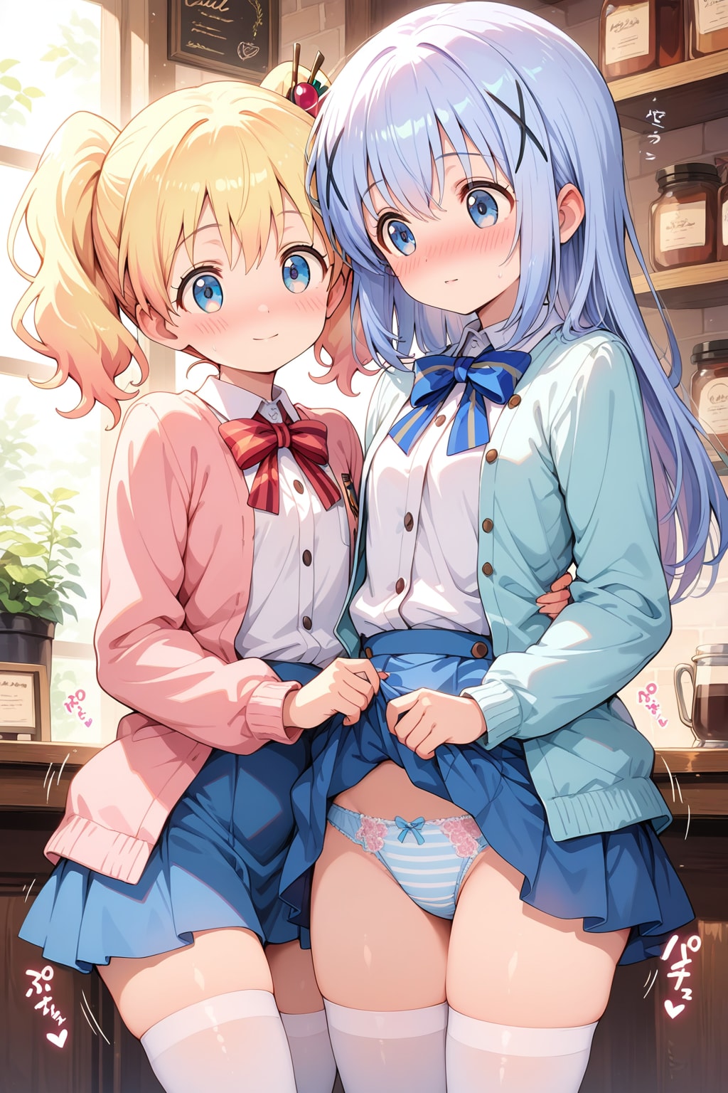 ちょっとᕼな2次AI生成画像。