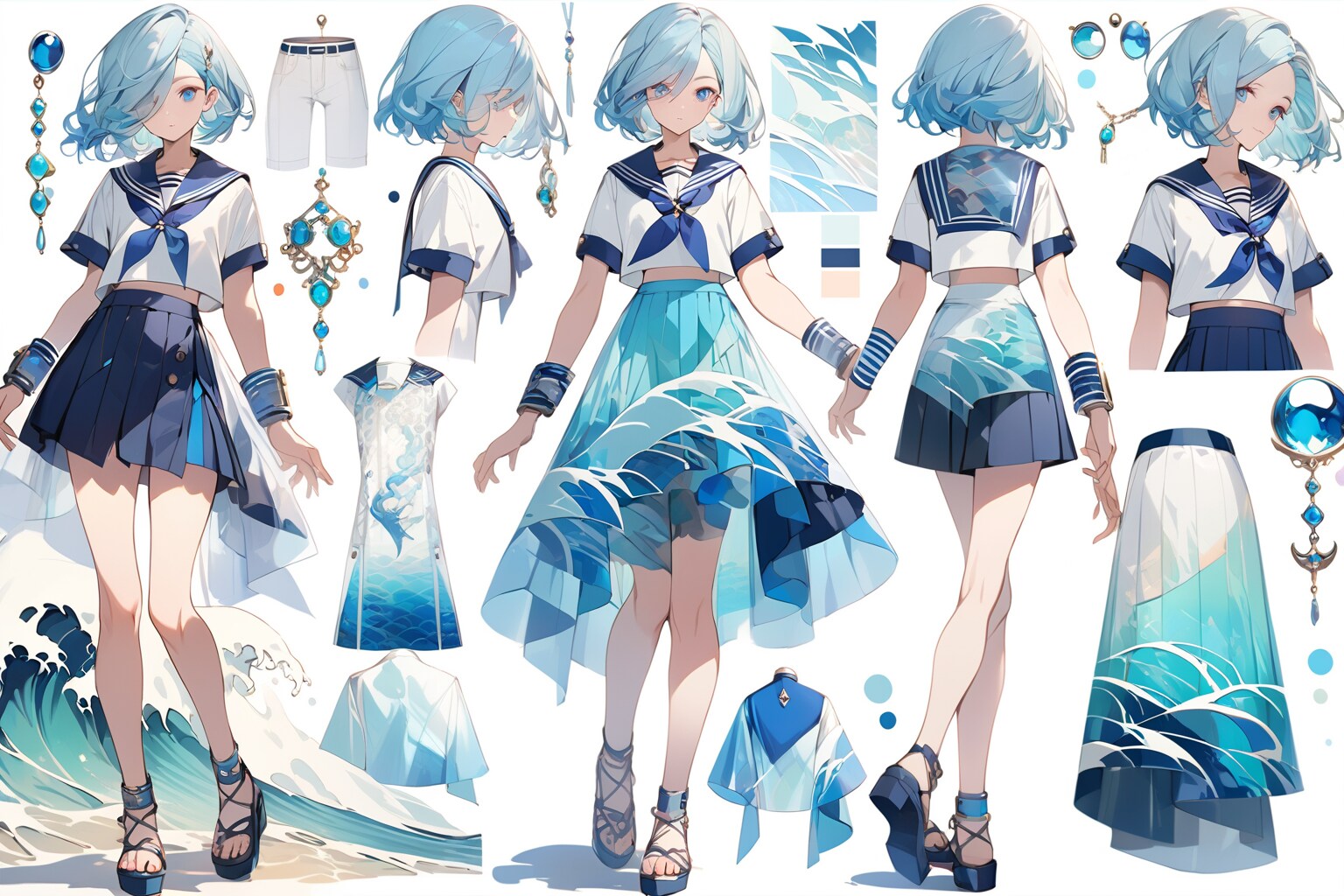 wave | の人気AIイラスト・グラビア