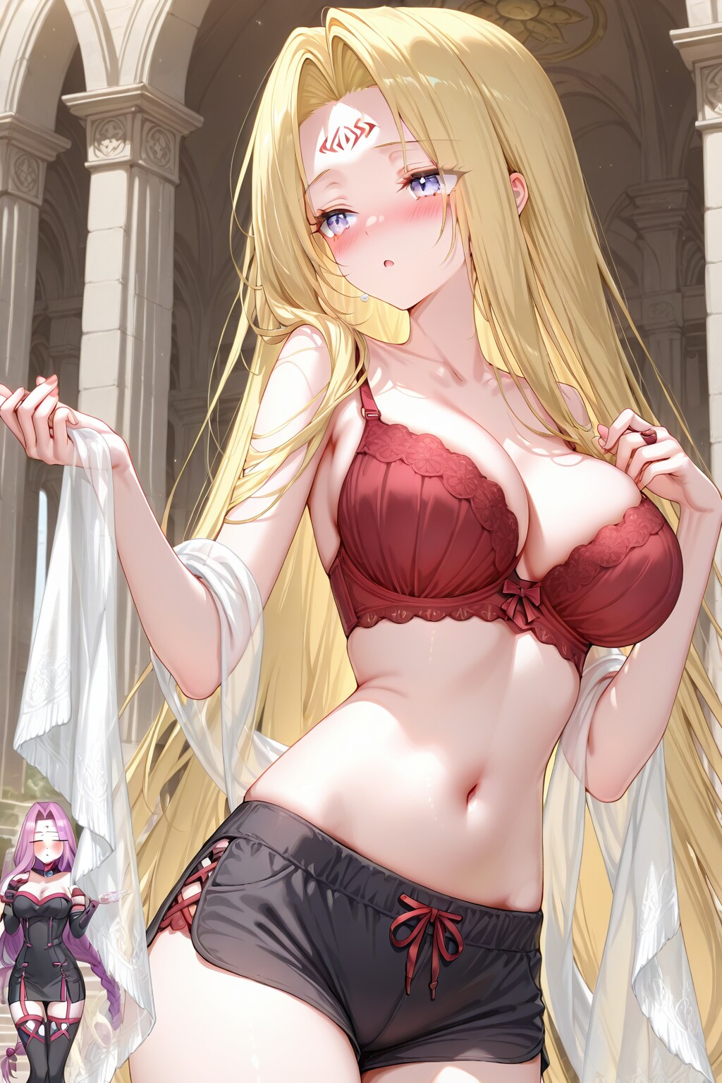 メデューサちゃん、変身前のルーティーン