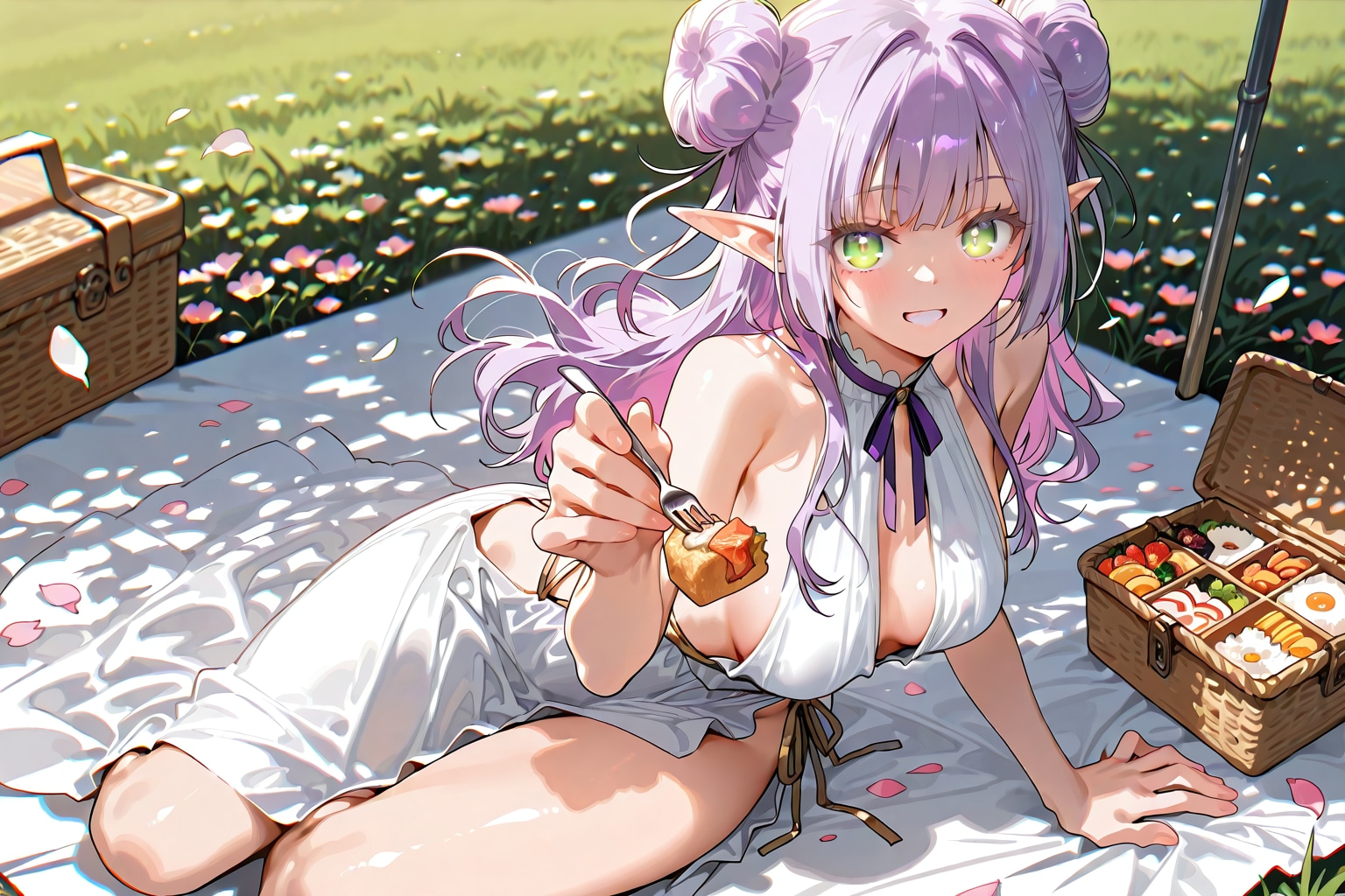 エルフなLILACちゃんとピクニック。※別衣装ver