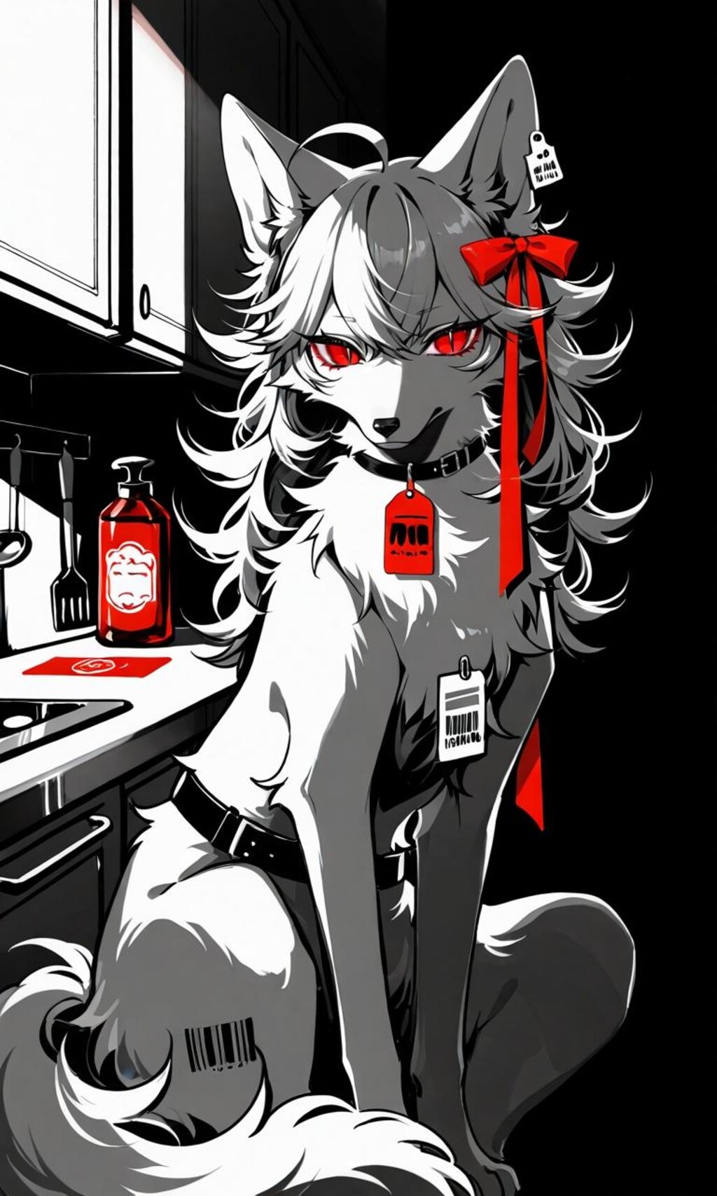 正体不明の狼さん