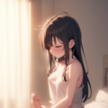 自慰③‐ふたなりの朝オナニー 3枚目