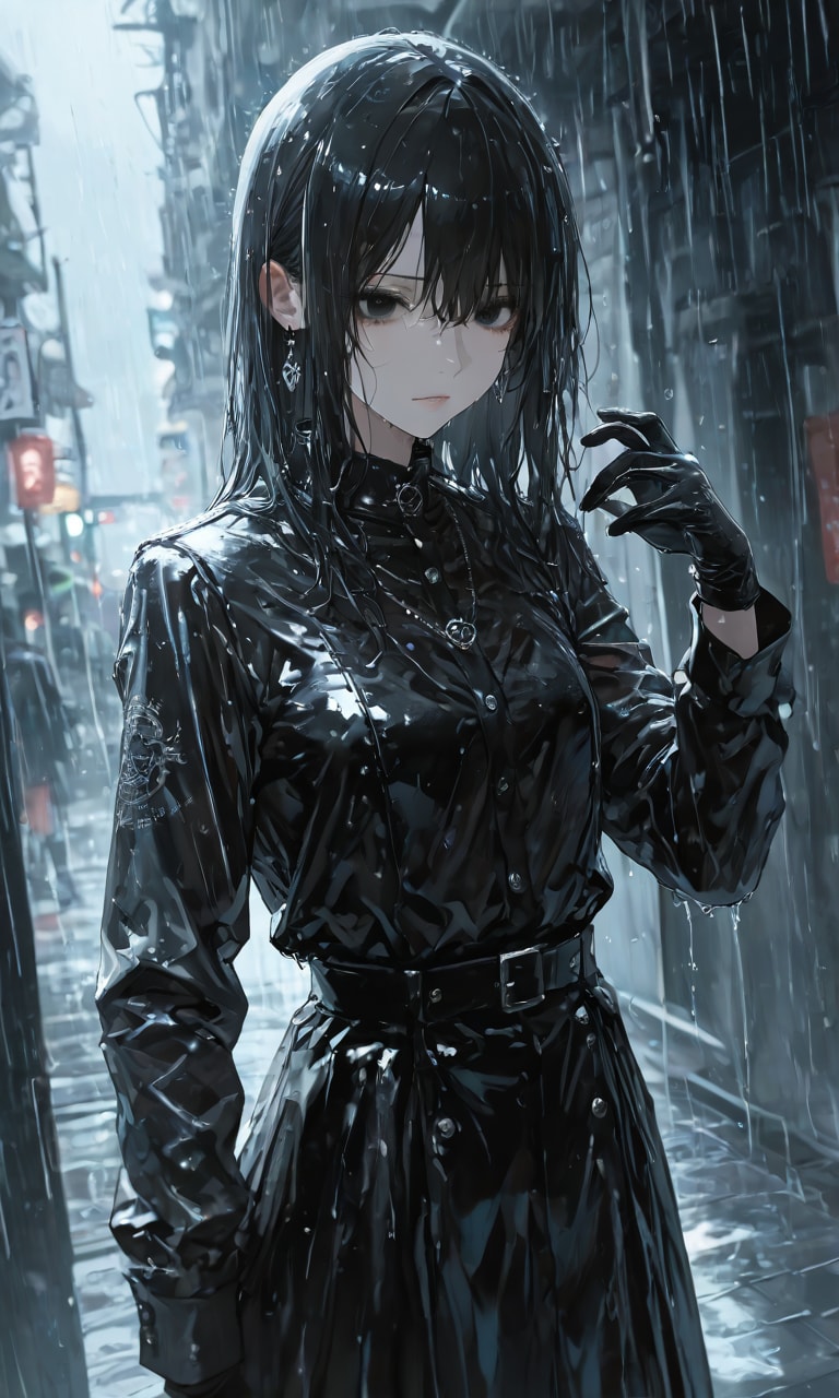 突然の雨 | の人気AIイラスト・グラビア