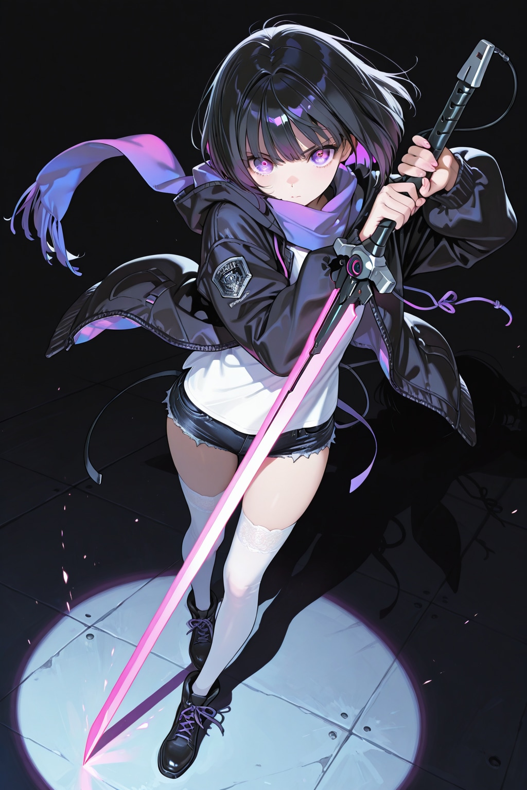 紫色が似合う女の子103