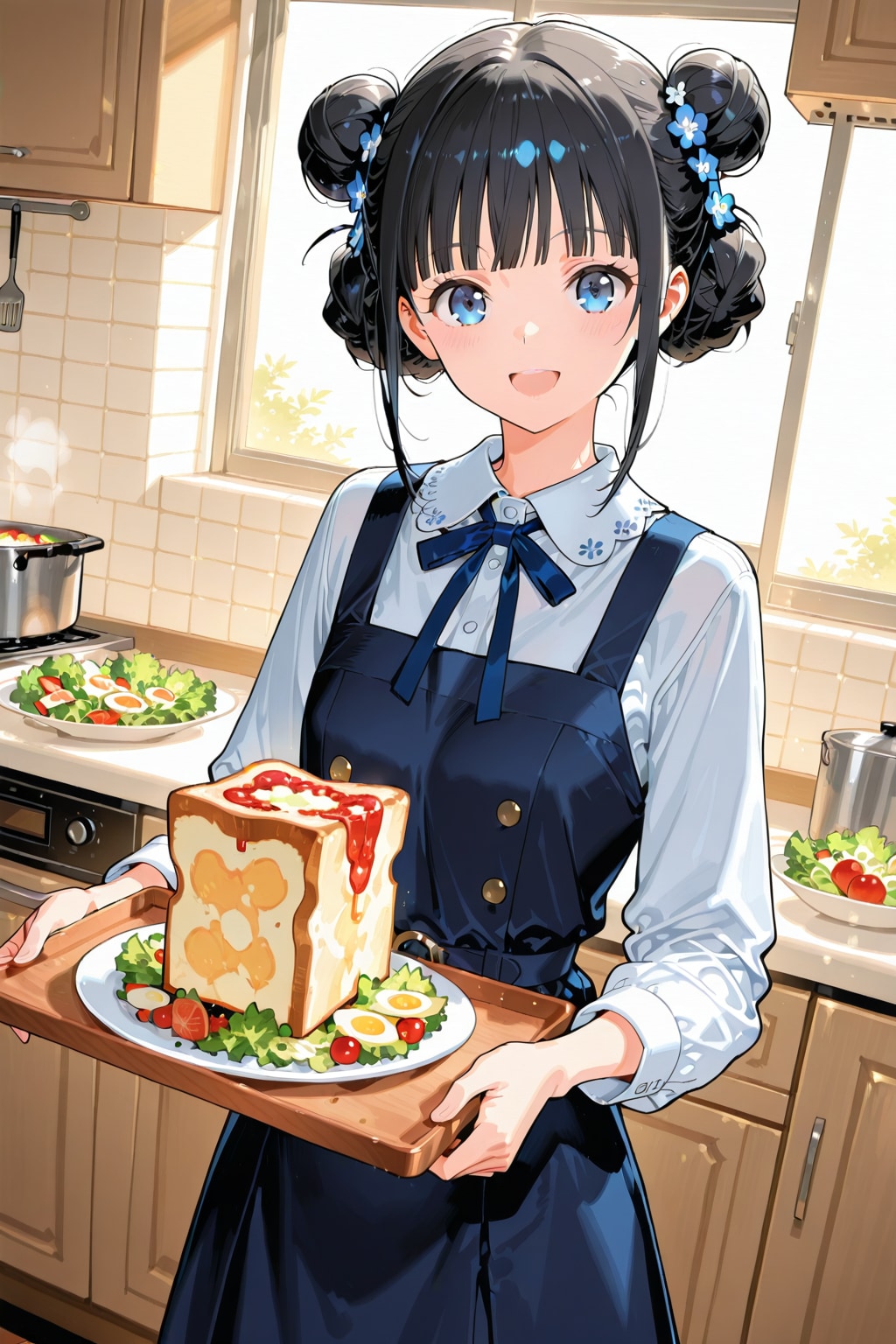 おだんごちゃん🍡✨と朝ごはん🍚✨　4/28