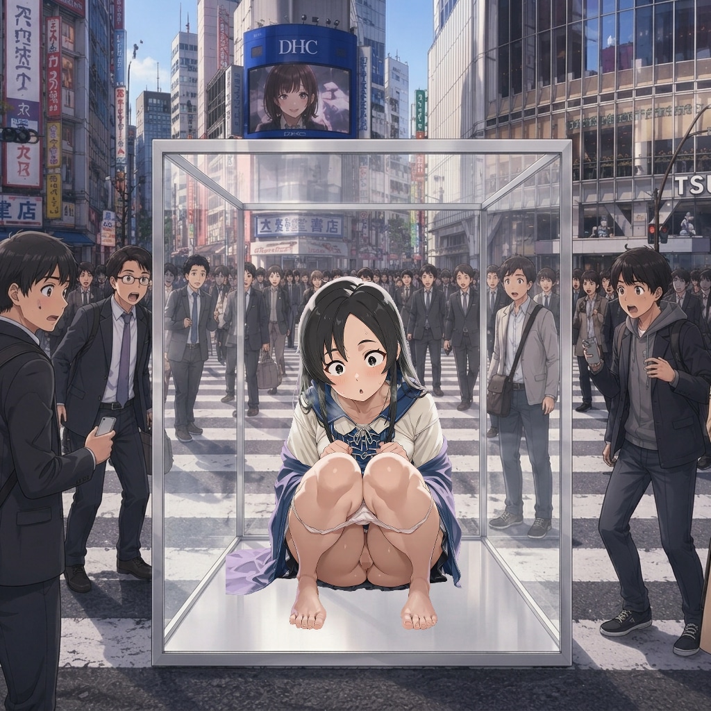 魔法陣転移が時間差で作動して、トイレ中に東京に戻ってきたナナホシ