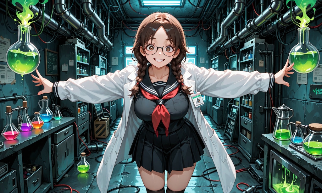 怪演！？マッドサイエンティストしおりさん