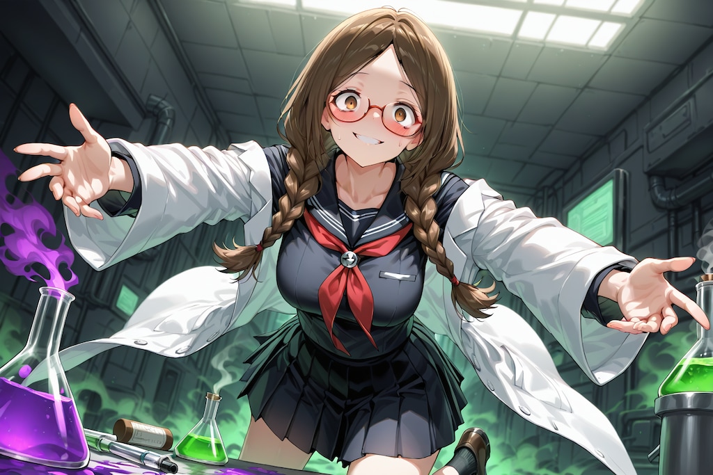 怪演！？マッドサイエンティストしおりさん