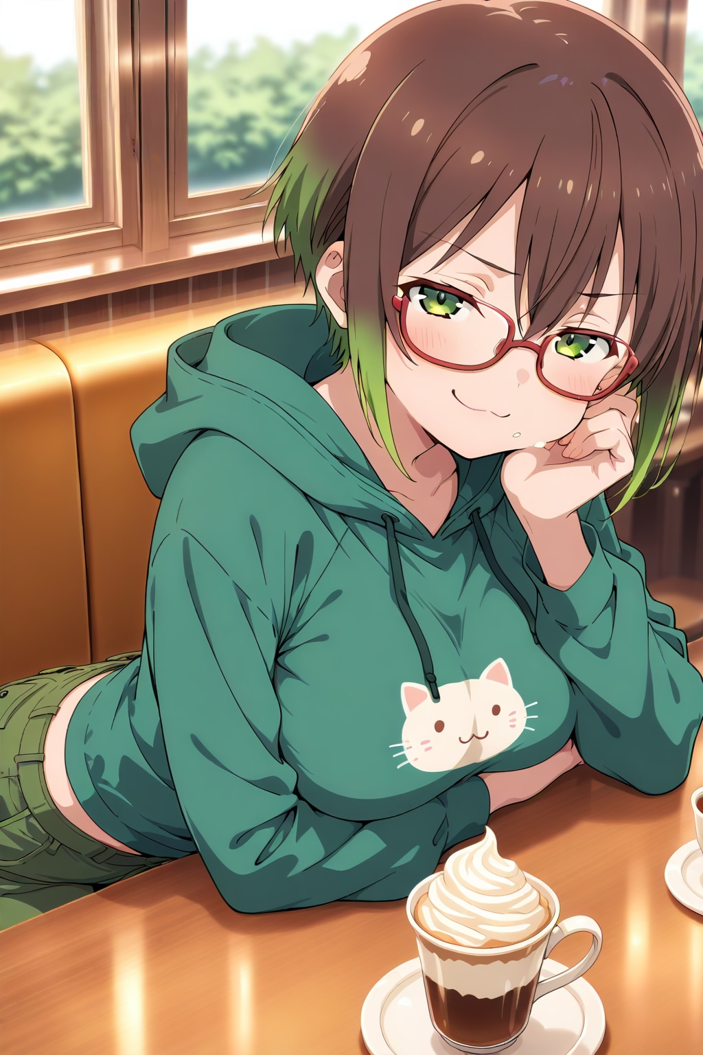 猫パーカー 桝 琴音ちゃん | の人気AIイラスト・グラビア