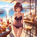 テラスでご飯② 4枚目