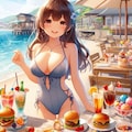 テラスでご飯② 6枚目