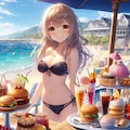 テラスでご飯② 3枚目