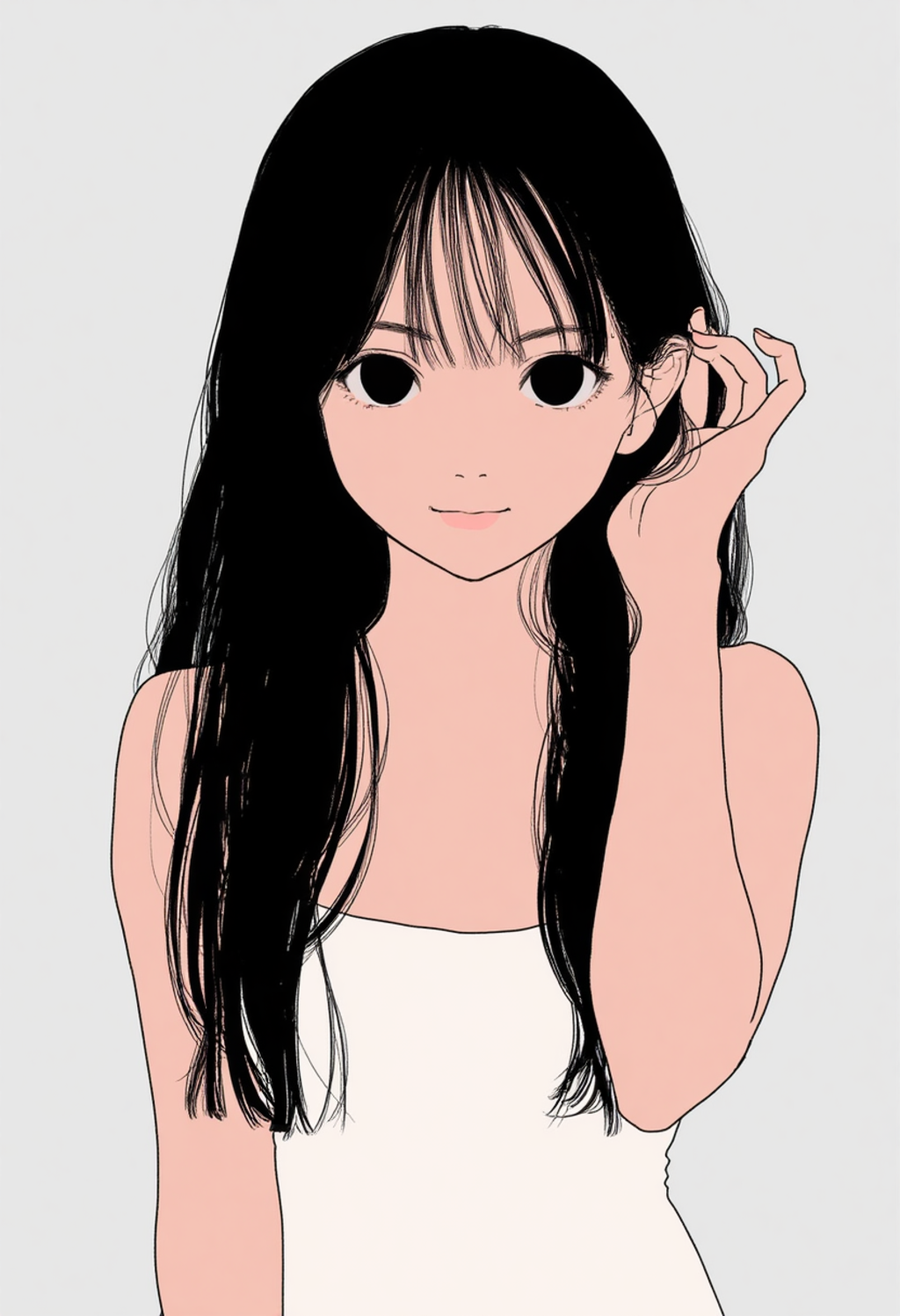 女性（flat color 5）