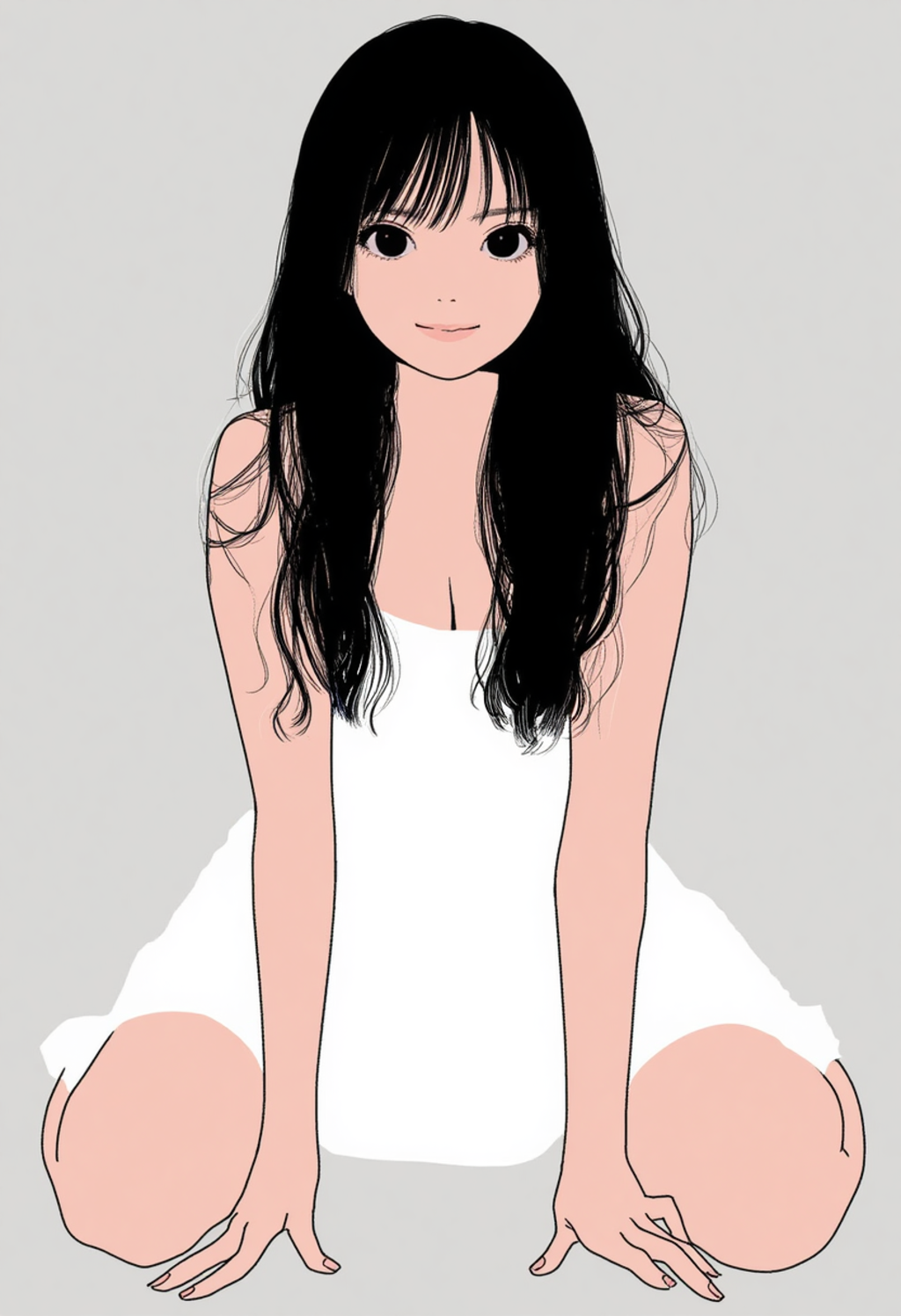 女性（flat color 5）