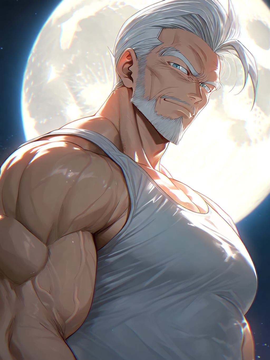 月下のジジイ