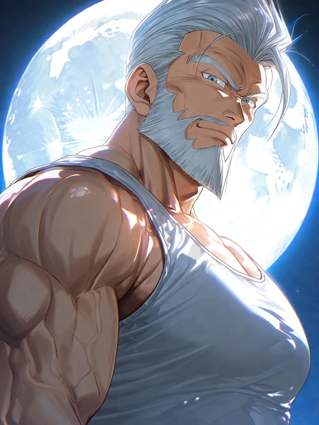 月下のジジイ