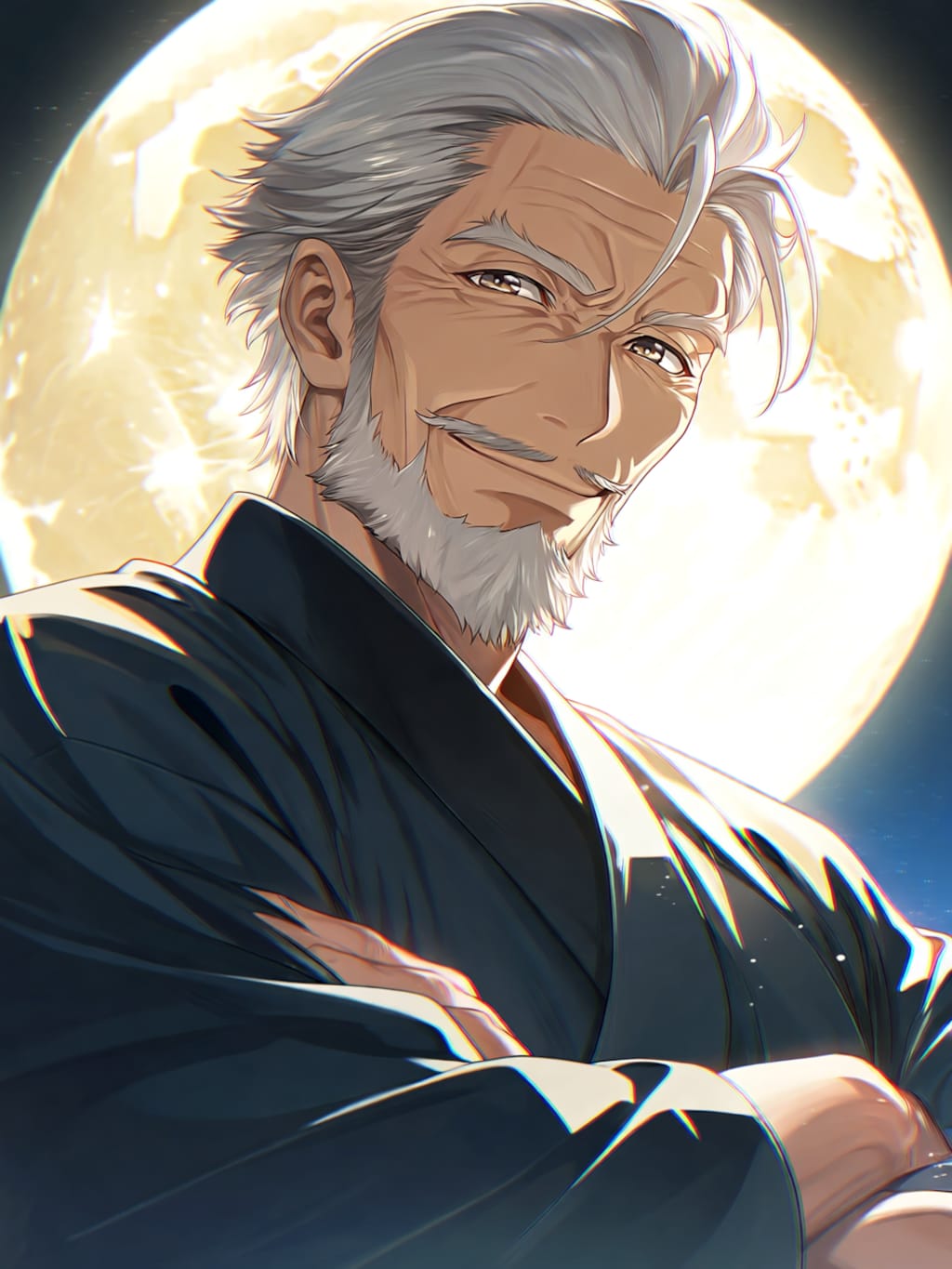 月下のジジイ