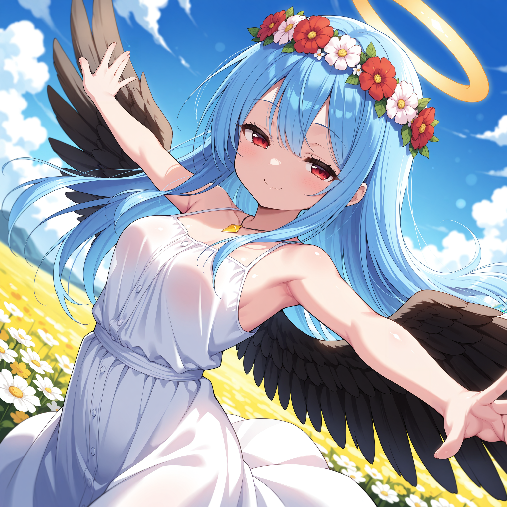 天使ちゃん（堕天使モード）・夏至祭り