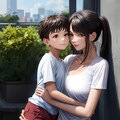 家族（アニメとリアルっぽい 2枚目