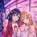 ピンクネオンの深夜コンビニ【4/4】 3枚目