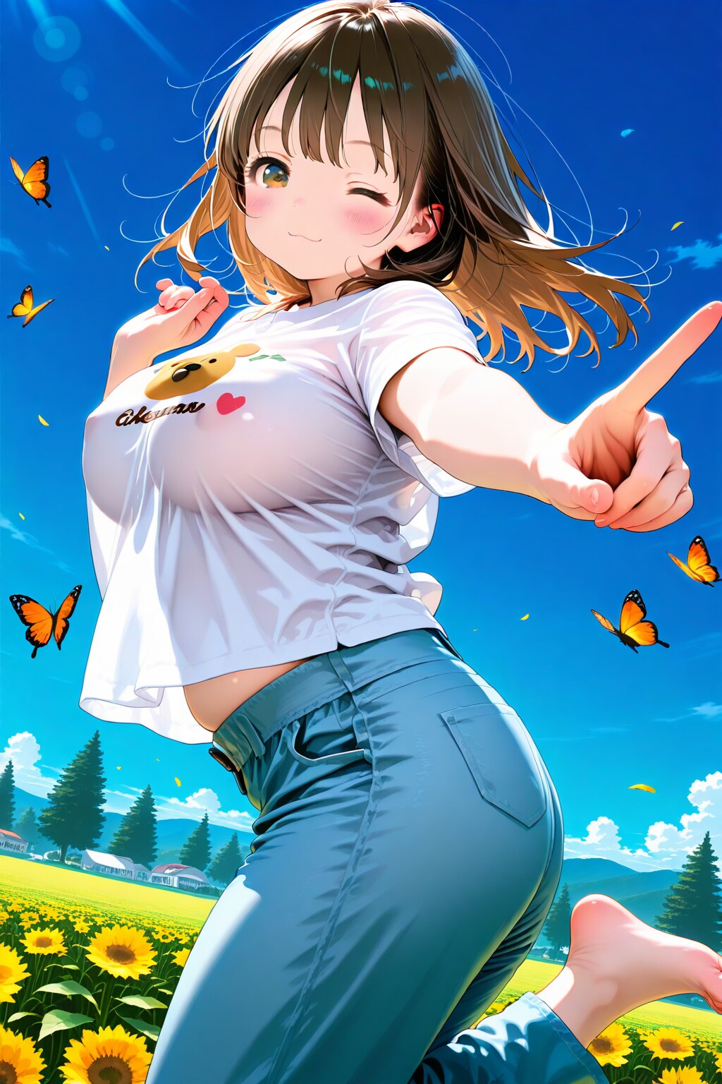 蝶々陽光