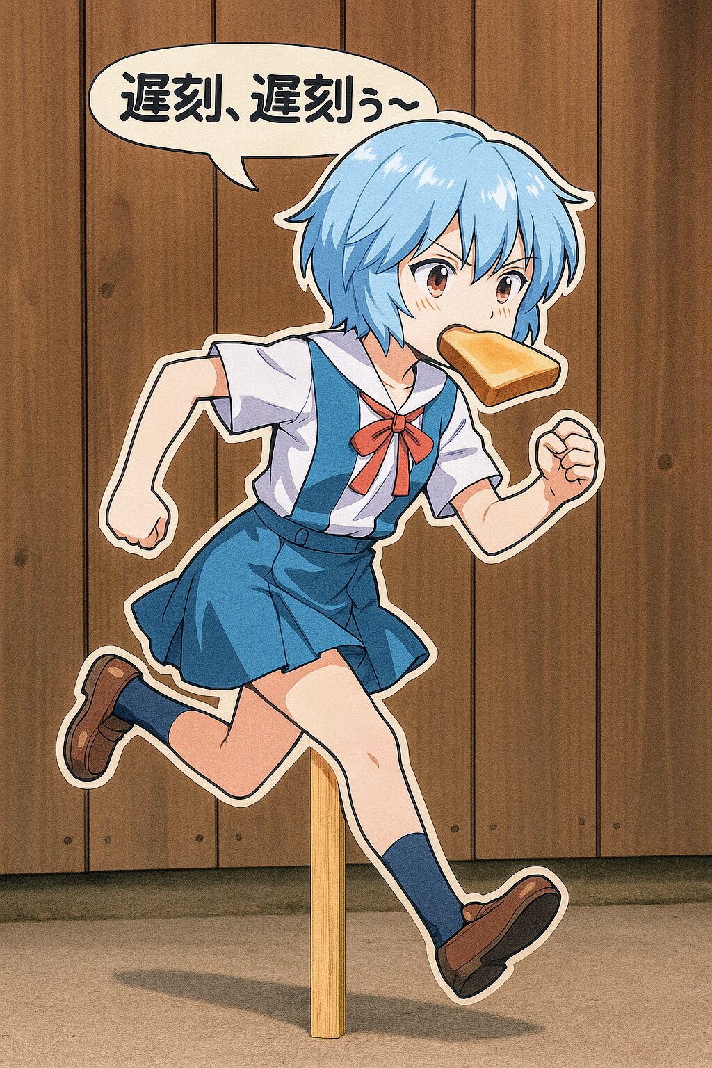 飛び出し坊や看板風イラスト | の人気AIイラスト・グラビア