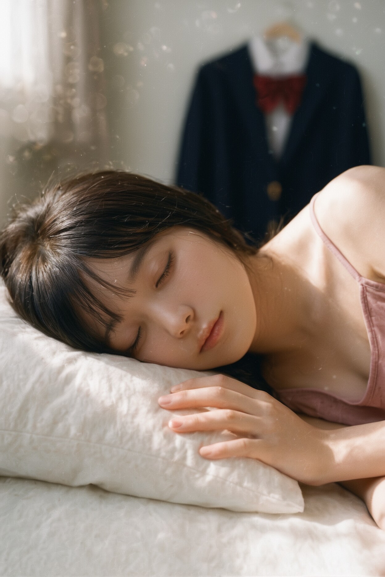 入学式の朝 — まだ夢の中 / The Morning of the Entrance Ceremony — Still Dreaming