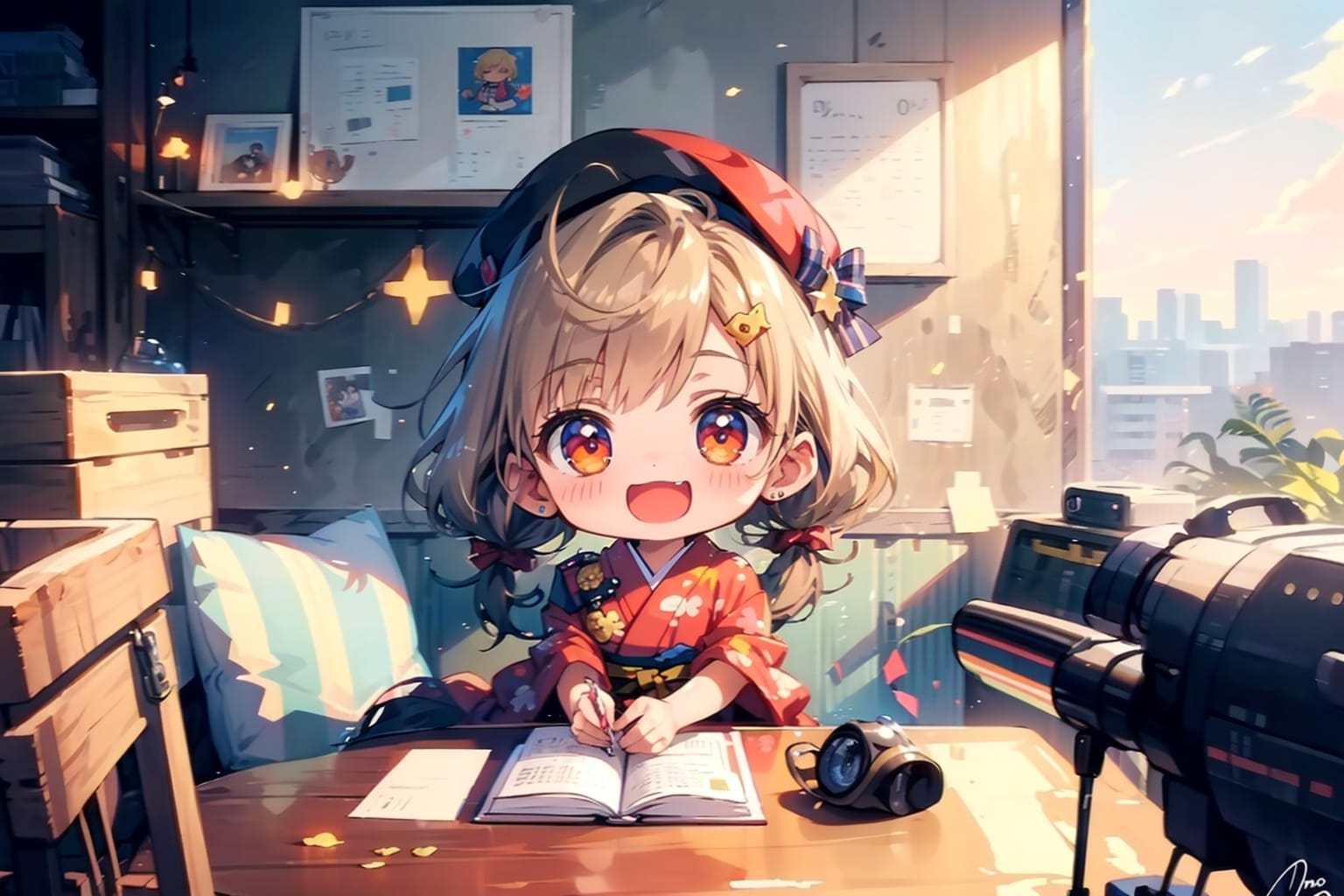 『夏休みの宿題』(((I have finished my summer homework))),。 | の人気AIイラスト・グラビア