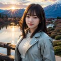 山と日の出 6/10 9枚目