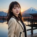 山と日の出 6/10 2枚目
