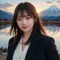 山と日の出 6/10 3枚目