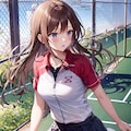 テニス部の彼女 4枚目