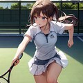 テニス部の彼女 5枚目